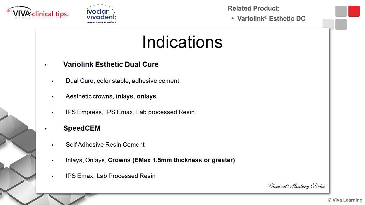 Dr. Nosti on Variolink Esthetic DC