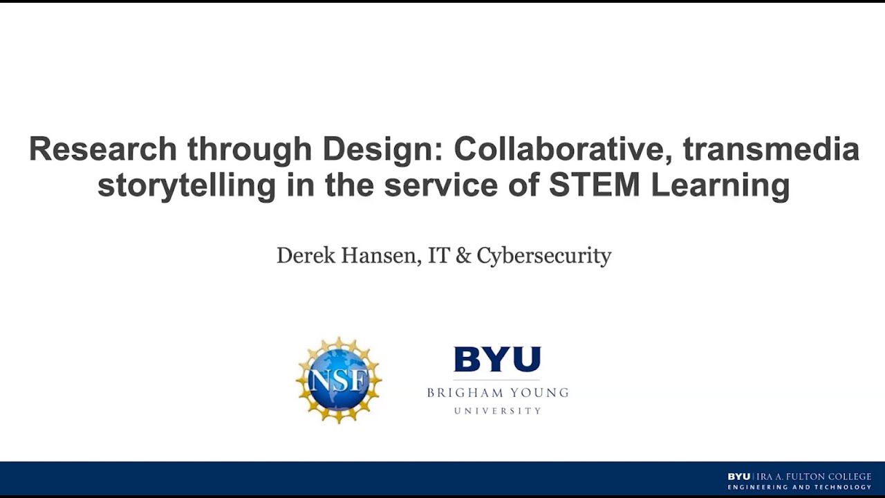 Research through Design: Collaborative, Transmedia Storytelling for STEM Learning