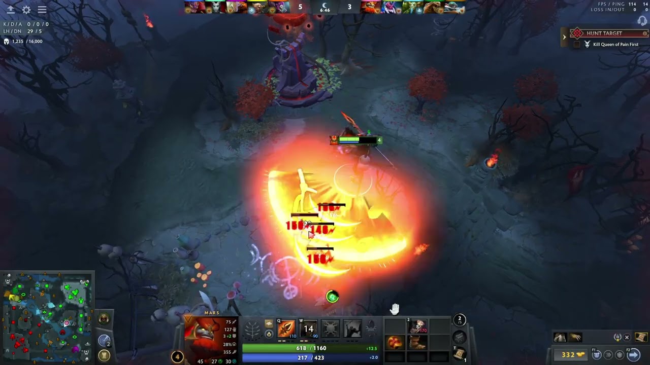 [LIVE GAMEPLAY] Mars Deso Spear Arena | hsN DOTA