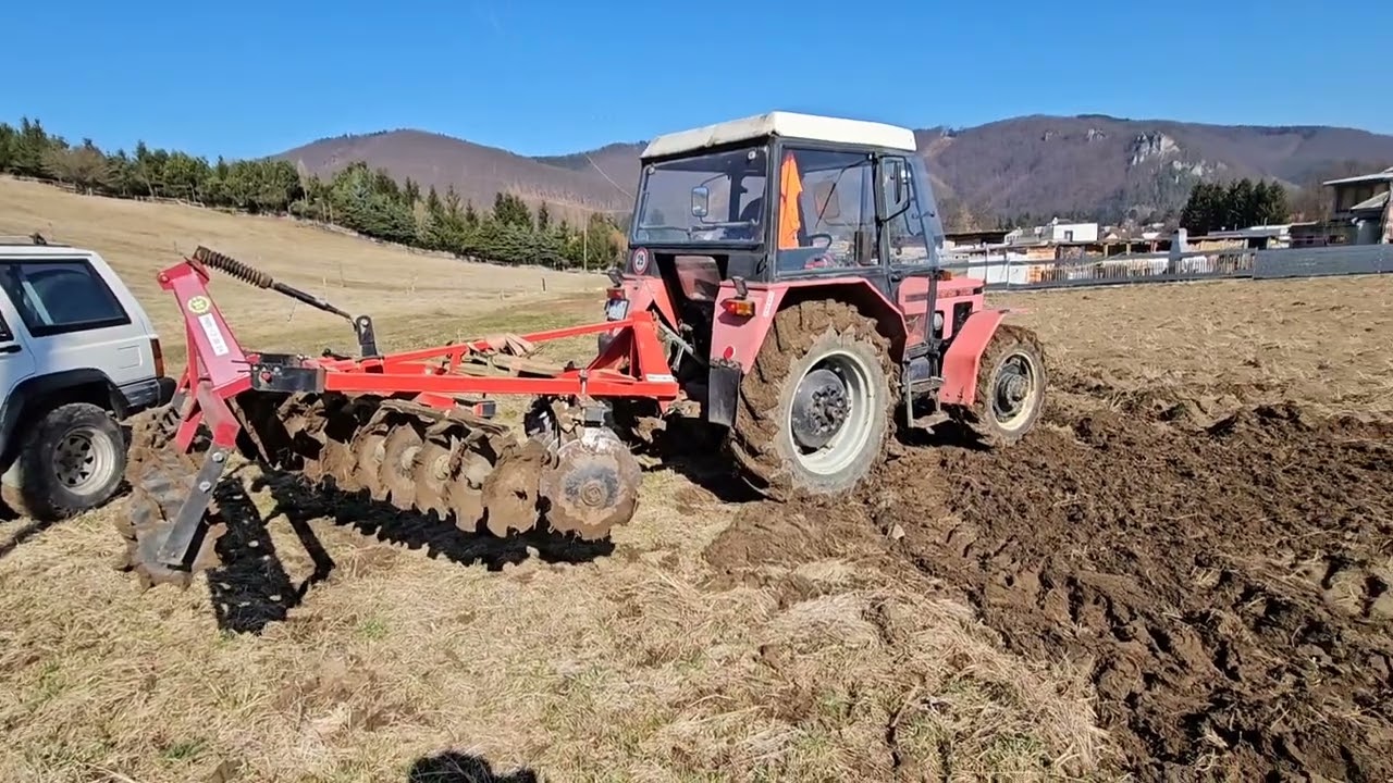 Zetor 7245   diskovanie 22.3.2025