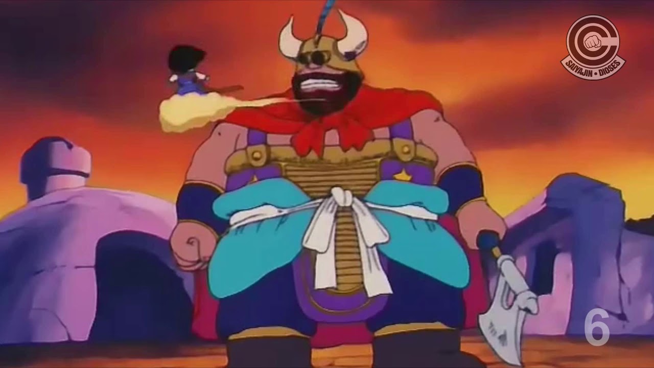Goku con su Princesa Milk en la Nueve voladora / Dragón ball #6
