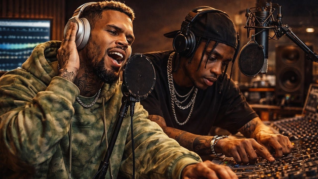 Keep Dreaming &ndash; Chris Brown & Travis Scott | Motivational R&B Hip-Hop Anthem (Official Lyrics Video)