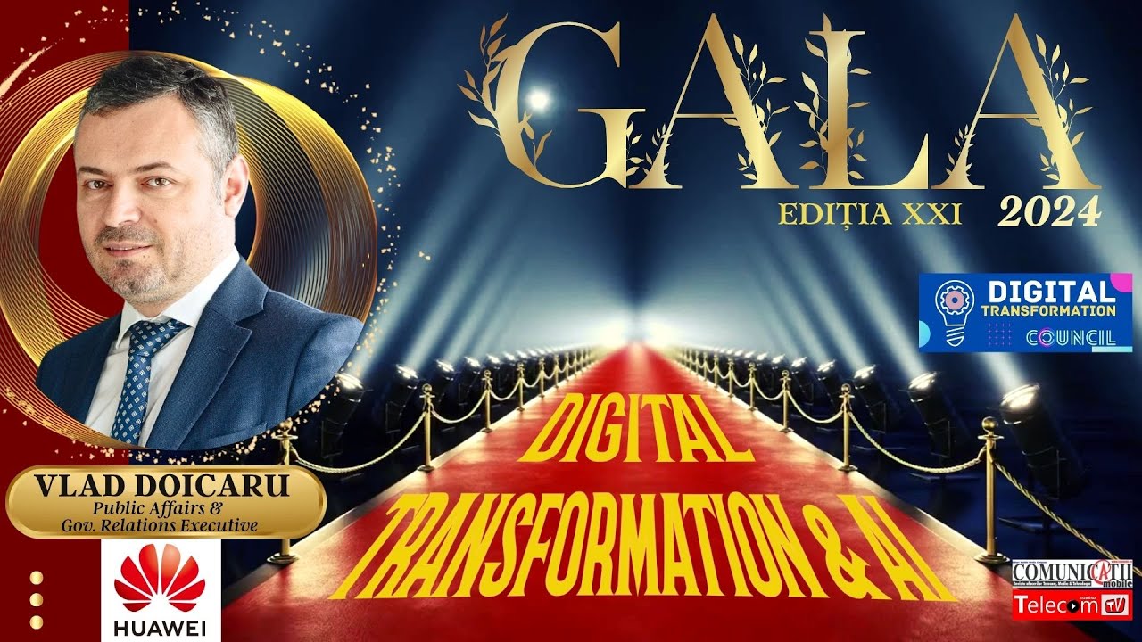 Vlad Doicaru, Huawei @ GALA DX & AI 2024: Transformare digitală în industria energetică