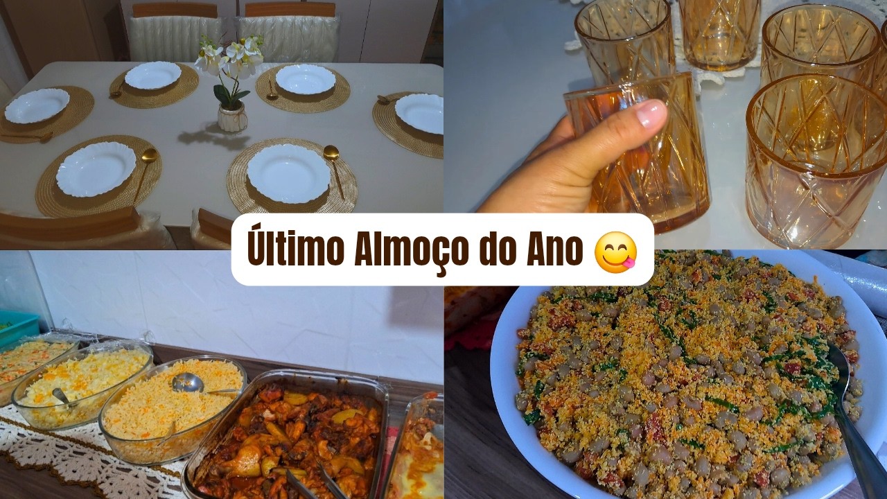 ALMOÇO DE FINAL DE ANO EM FAMÍLIA 🍽 | Mesa Farta , Comida Caseira , e Momentos Especiais