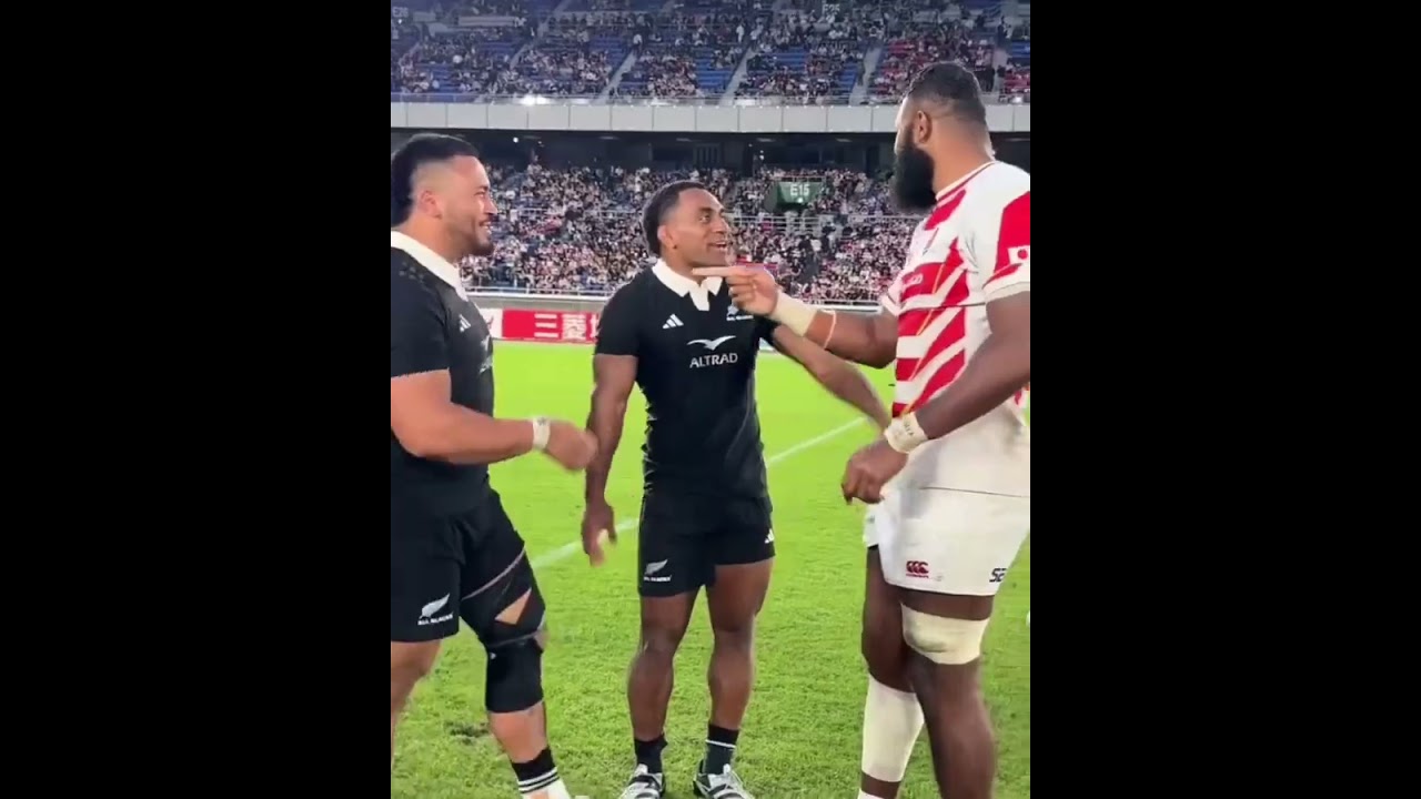 Bula Brothers United After Battle. 🙏 #fiji #rugby #love #viralshort
