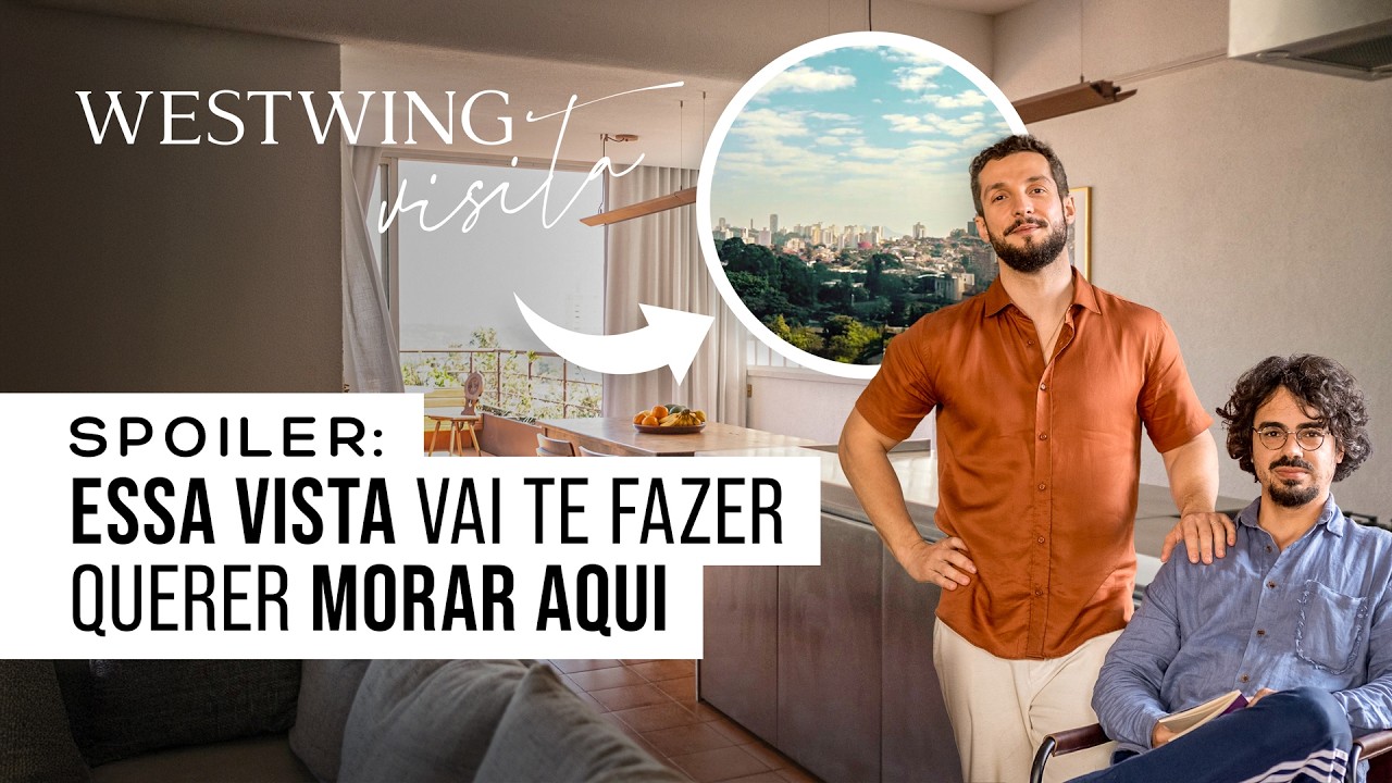 TOUR em apê MINIMALISTA com COZINHA ABERTA e VISTA INCRÍVEL | Especial DIA DOS PAIS #WestwingBR