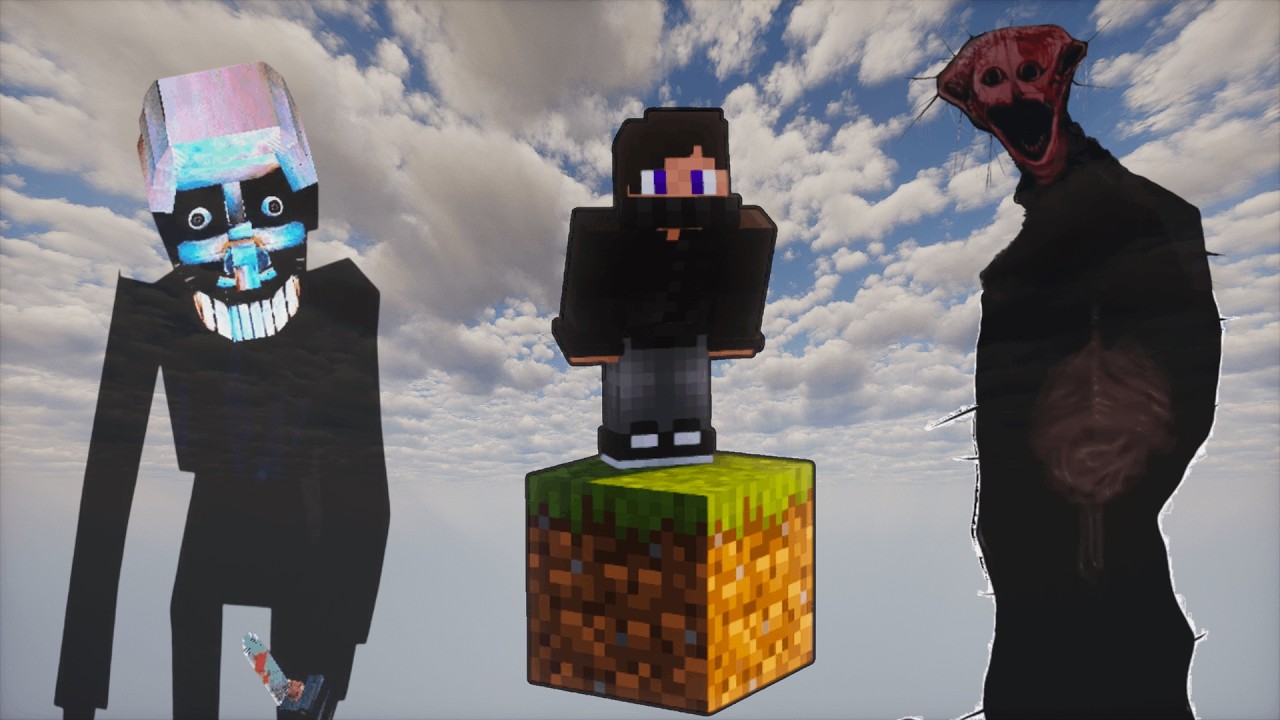 ONE BLOCK mit HORROR Mods war ein Fehler...