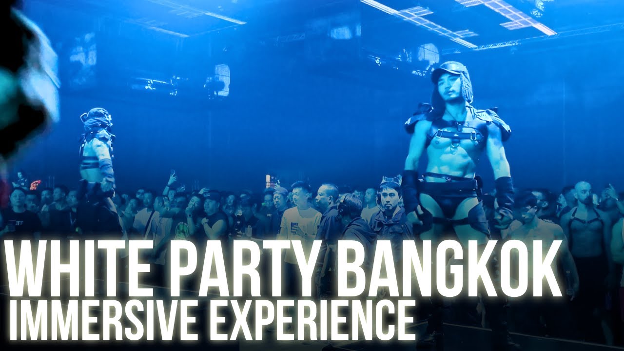White Party Bangkok 2024 Immersive Walkthrough, No Commentary, Raw Footage @ Siam Paragon