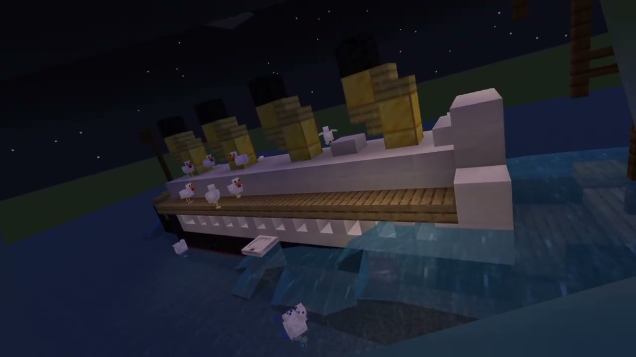Crazy titanic Minecraft chicken