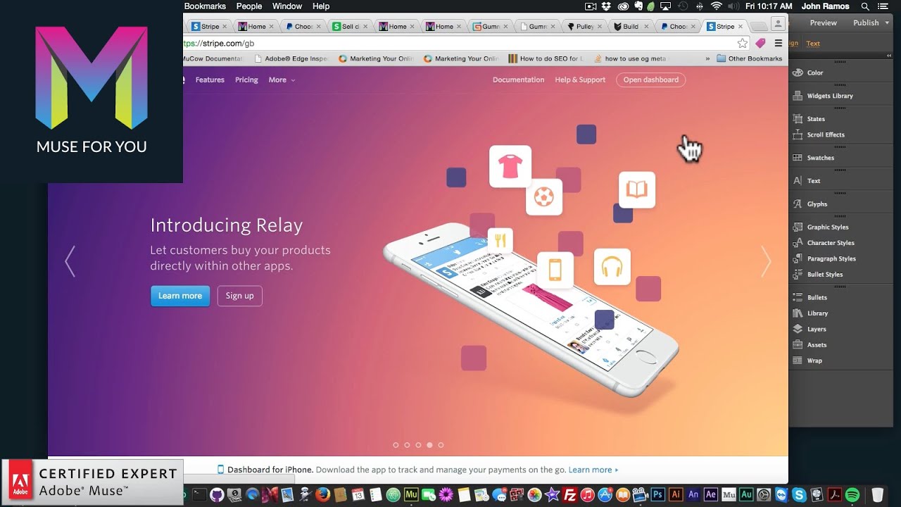 Adding E-Commerce to Adobe Muse | PayPal, Sellfy, Gumroad, Pulley, Stripe | Muse For You