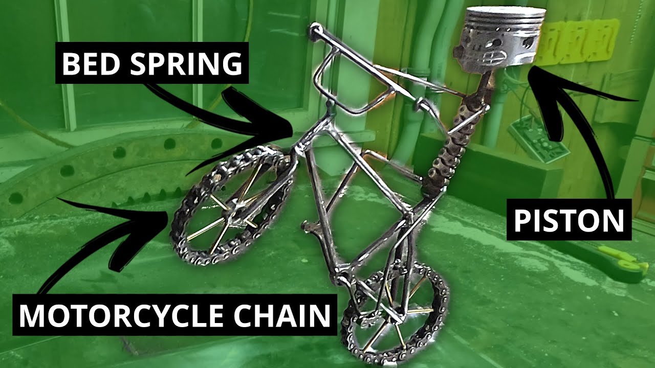 5 Strange Parts I Used in My One-Day Scrap Metal Bike Build