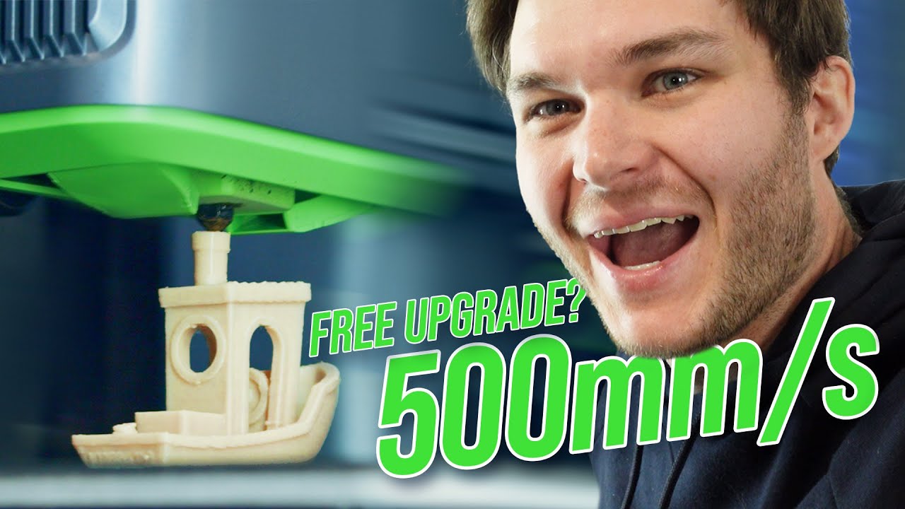 FREE update Doubled speed 500mms! AnkerMake M5 3D Printer