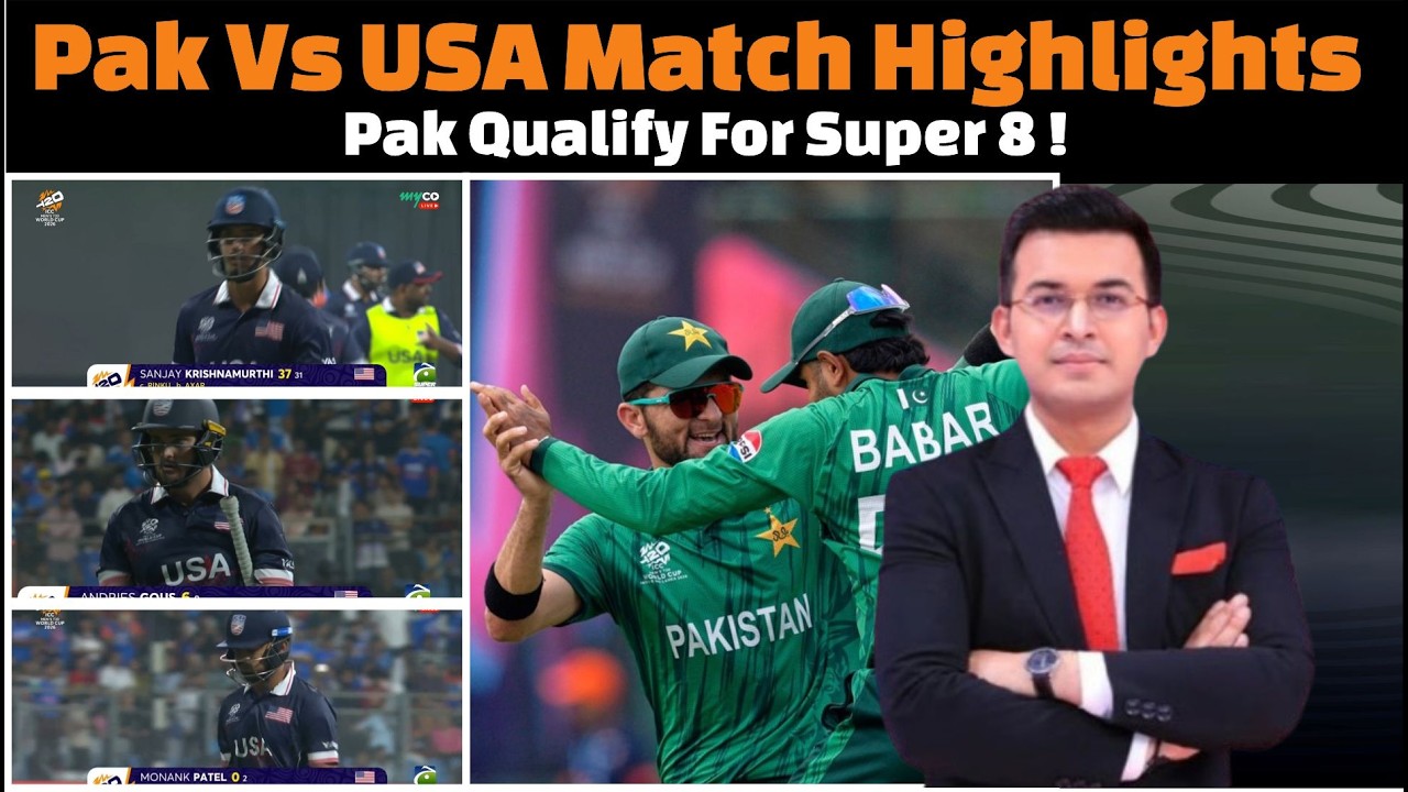 Pakistan Vs USA Match Highlights / USA Vs Pakistan Match / Icc T20 World Cup Pak Vs Usa Match .