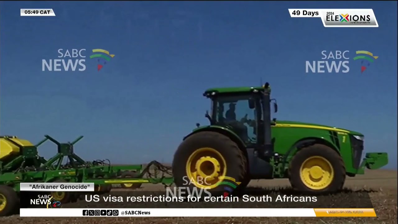 US announces new visa restrictions for certain South Africans