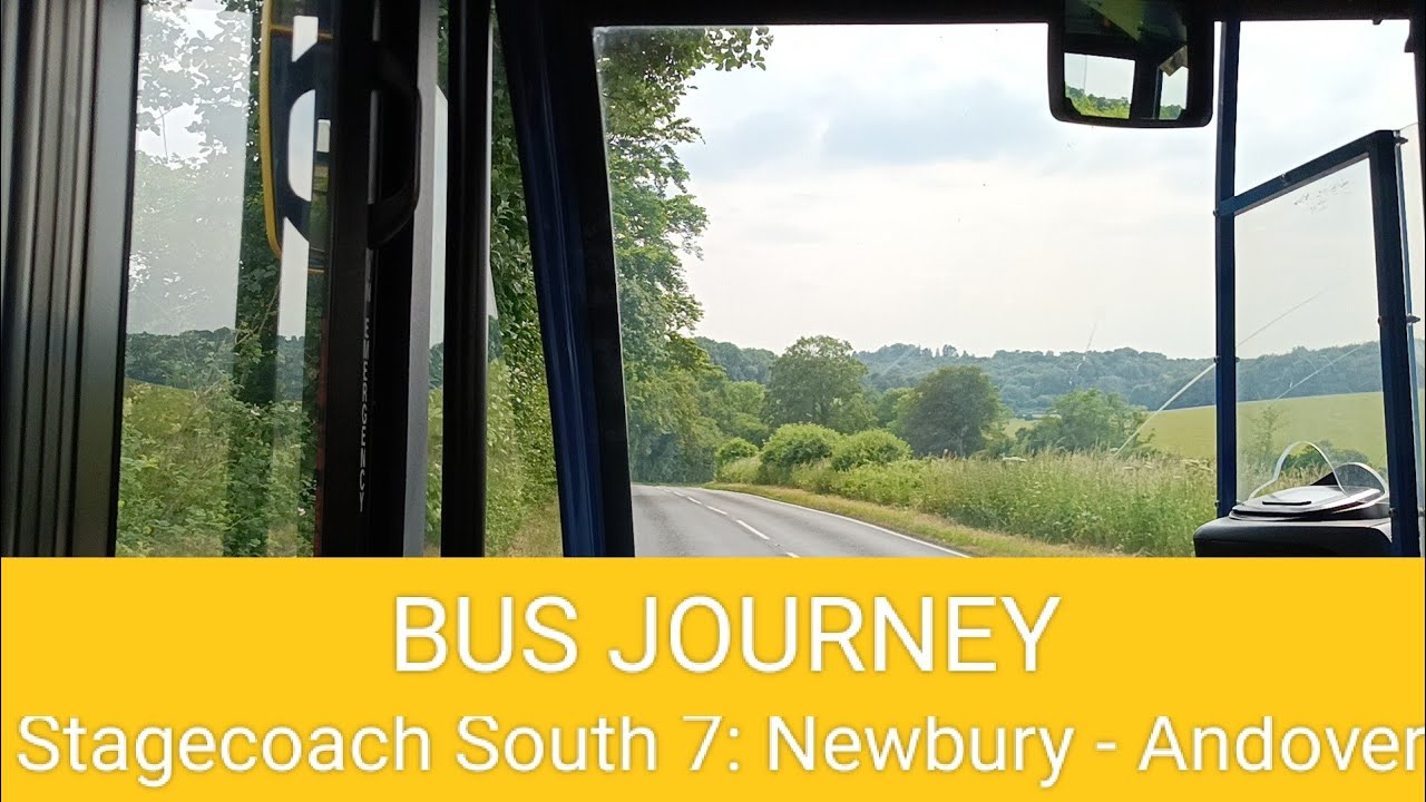 🇬🇧 BUS JOURNEY | Stagecoach South 7: Newbury ➔ Andover