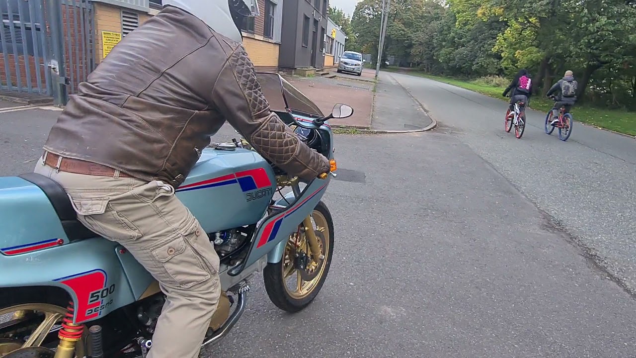1980 DUCATI 500SL PANTAH TEST RIDE