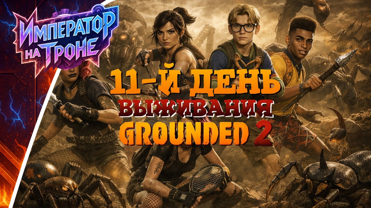 ОДИНАДЦАТЬ ДНЕЙ ВЫЖИВАНИЯ В GROUNDED 2 | Комариная братва