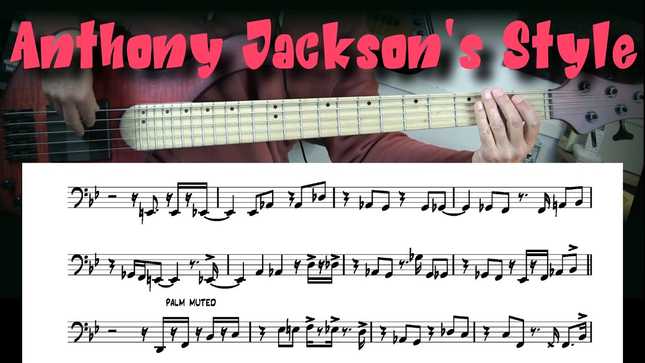 Just Kidding  by Michel Camilo - Anthony Jackson's bass cover  #anthonyjackson #basscover