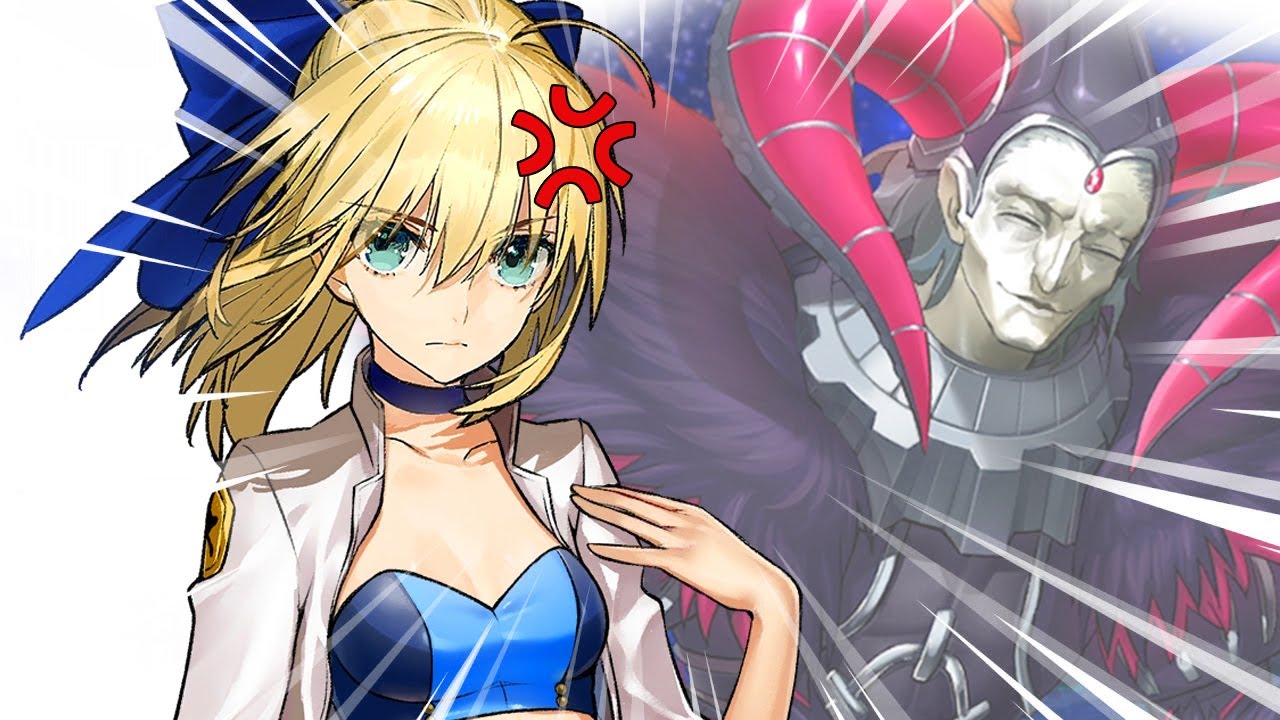 Saber gets really mad!