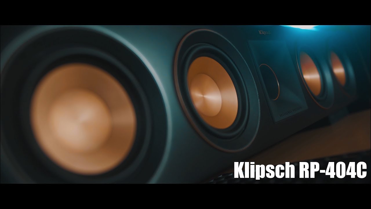 Klipsch RP-404C unboxing + Test (+KLIPSCH KL650)