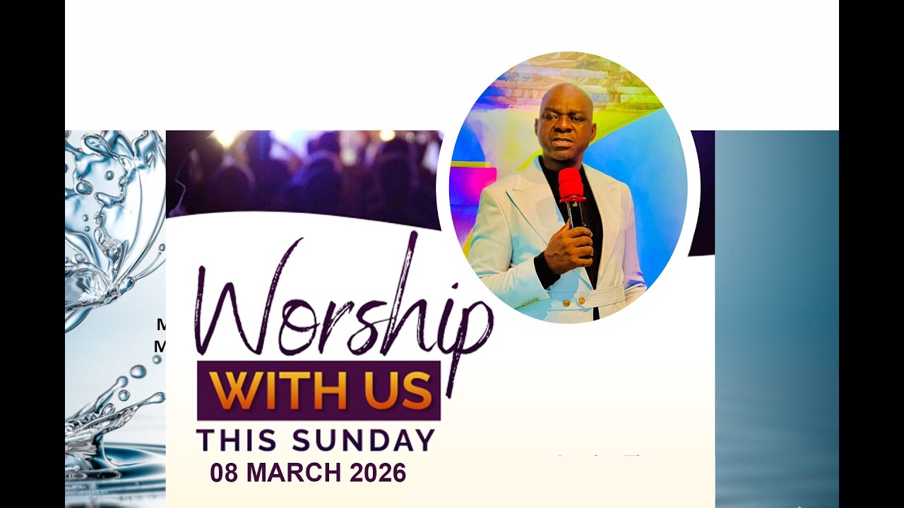 WORSHIP WITH US,This Sunday 8th March 2026