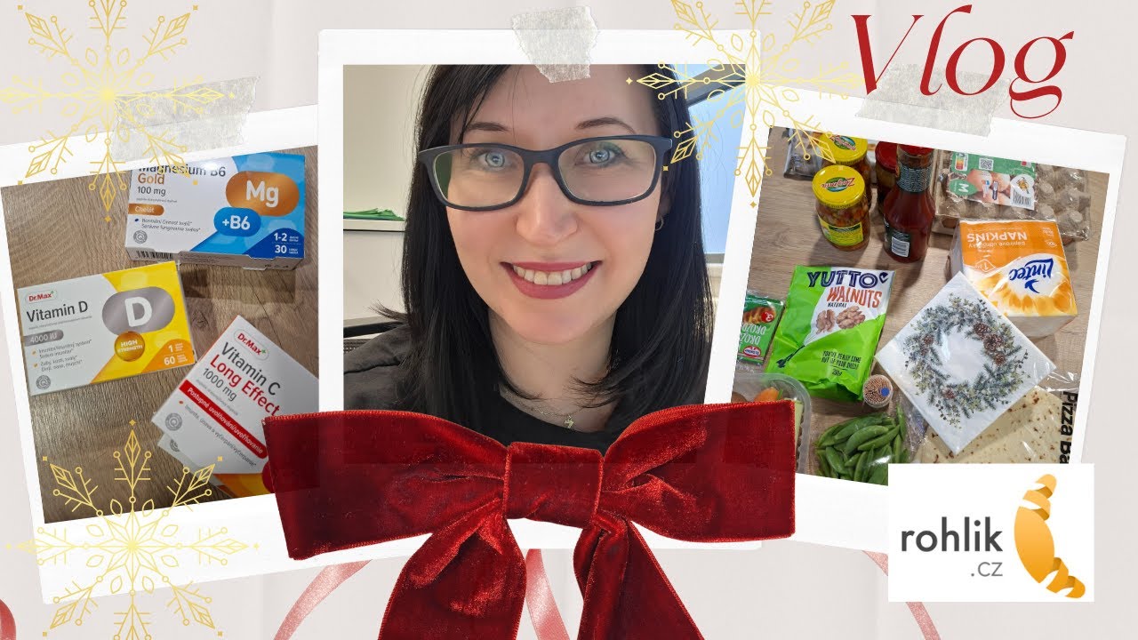Zásoby na Vánoce🎄NÁKUP NA ROHLÍKU❄️Vitamíny na chřipkové období❄️🎄