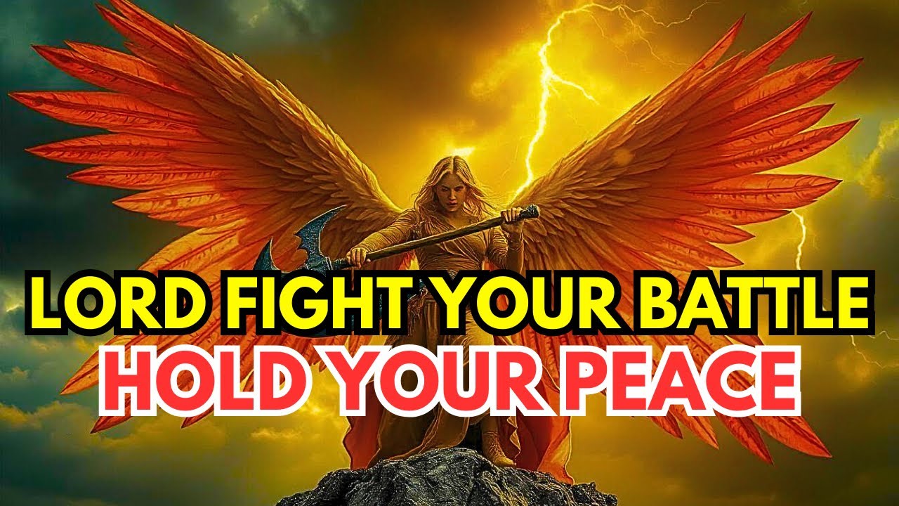 CHOSEN ONES‼️THE LORD YOUR BATTLE AXE⚔️IS FIGHTING YOUR BATTLE 🤺 HE WANTS YOU TO HOLD YOUR PEACE ✌️