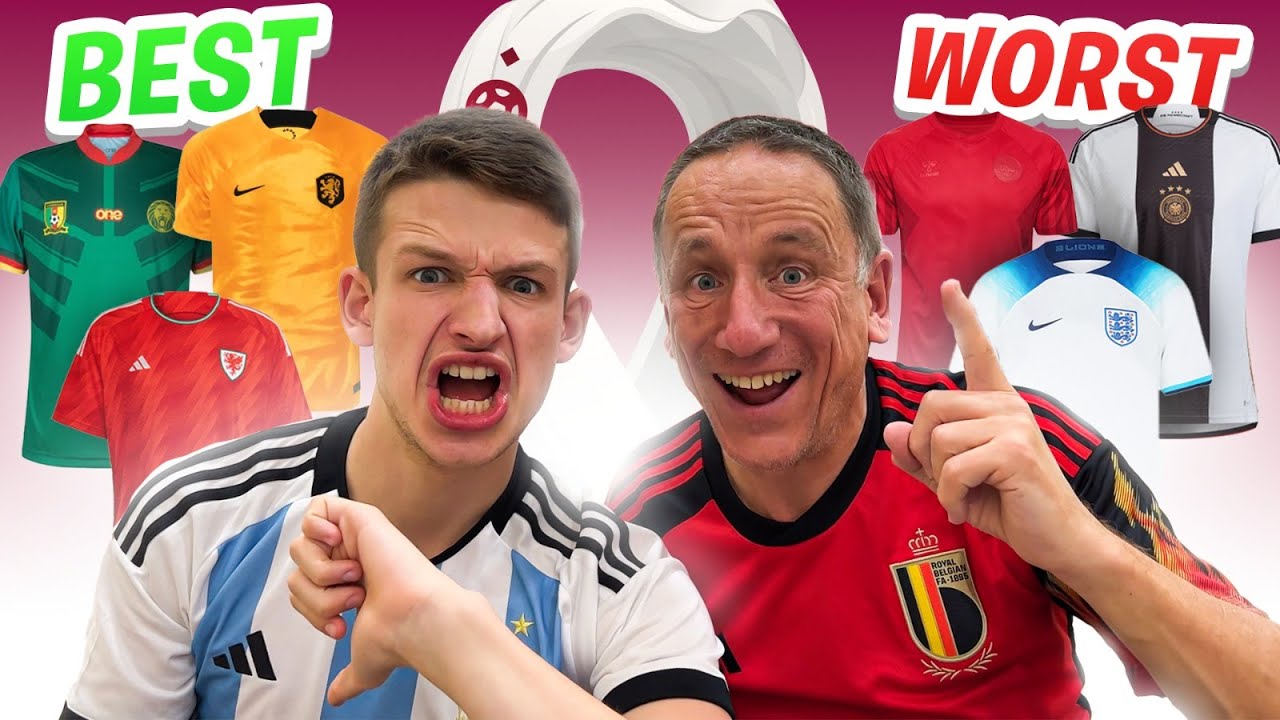 RANKING EVERY WORLD CUP HOME KIT BEST to WORST