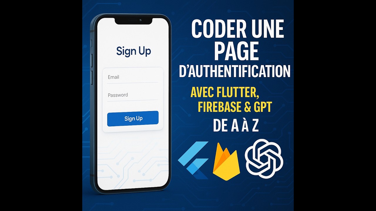 Créer une Page d’Inscription Flutter avec Firebase 🔥  de A à Z
