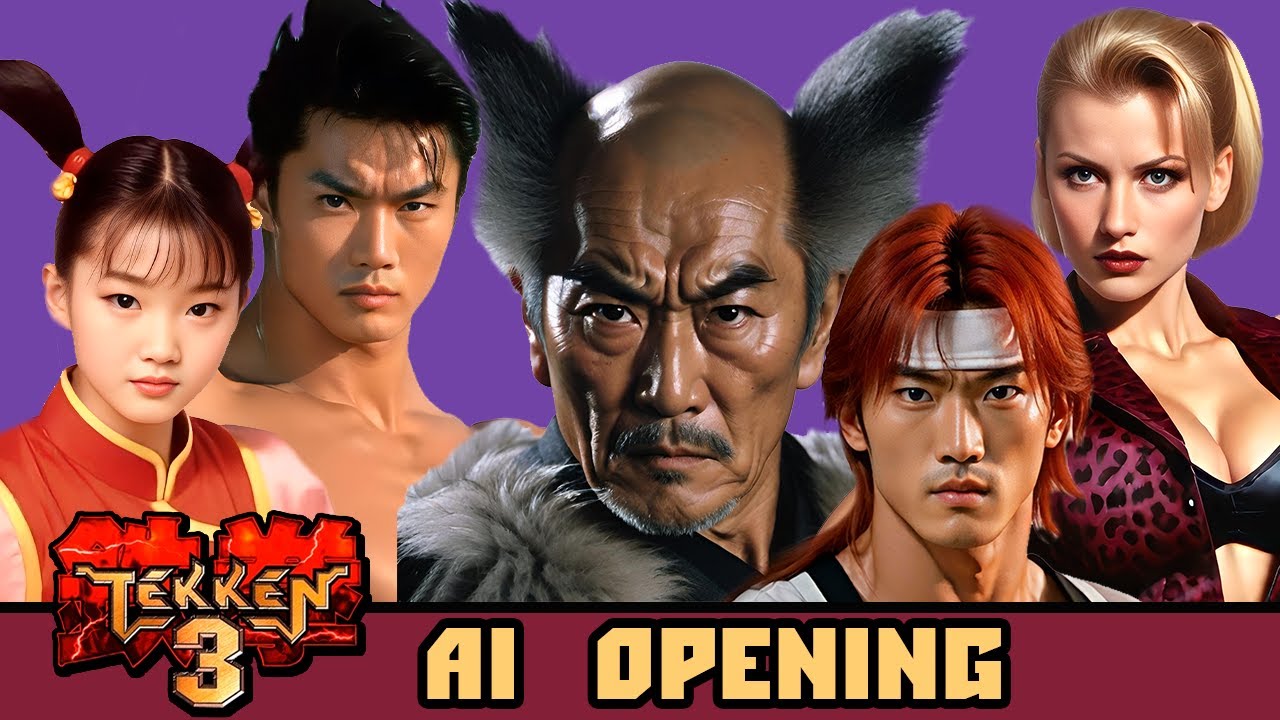 Tekken 3 opening as movie stills / generated with AI
