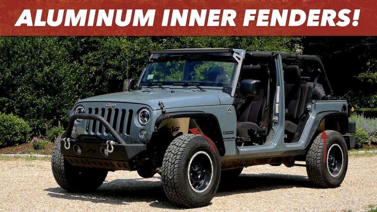 EAG Aluminum Inner Fender Installation // JEEP WRANGLER JK