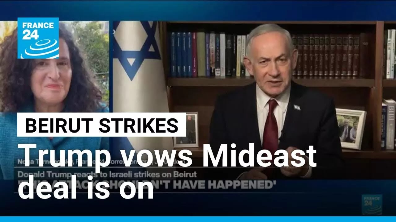 Trump vows Mideast deal is on, calls for no more attacks &bull; FRANCE 24 English