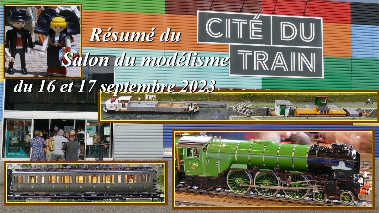 Résumé du salon du modélisme 2023 à Mulhouse.