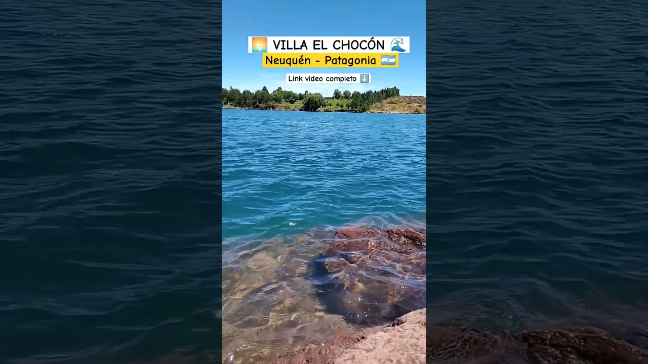 🌅 Villa El Choc&oacute;n y un lugar incre&iacute;ble 🌊 Neuqu&eacute;n - Patagonia 🇦🇷 #viajes #turismo #patagonia #travel