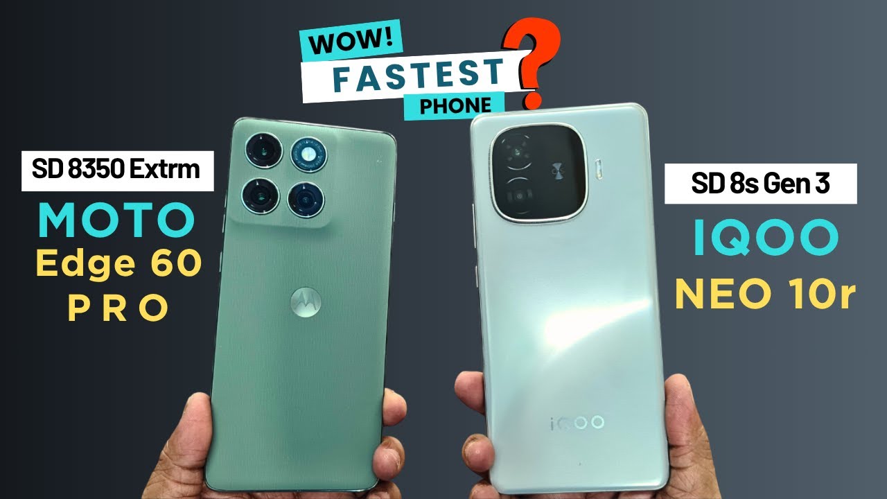*SHOCKING* Result | Moto Edge 60 Pro vs iQOO Neo 10R Speed Test