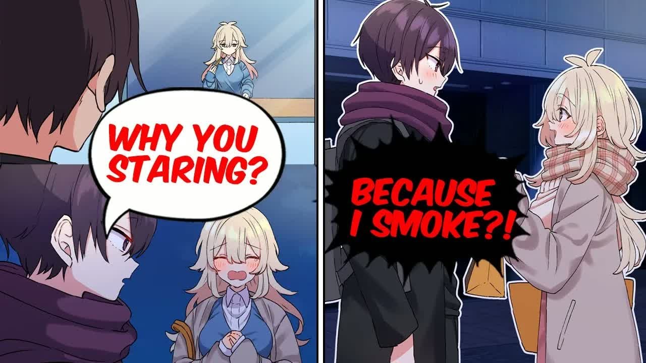 Manga Dub Quiet Girl In Office Likes Me Because Of My Smoking Scent  ？! RomCom