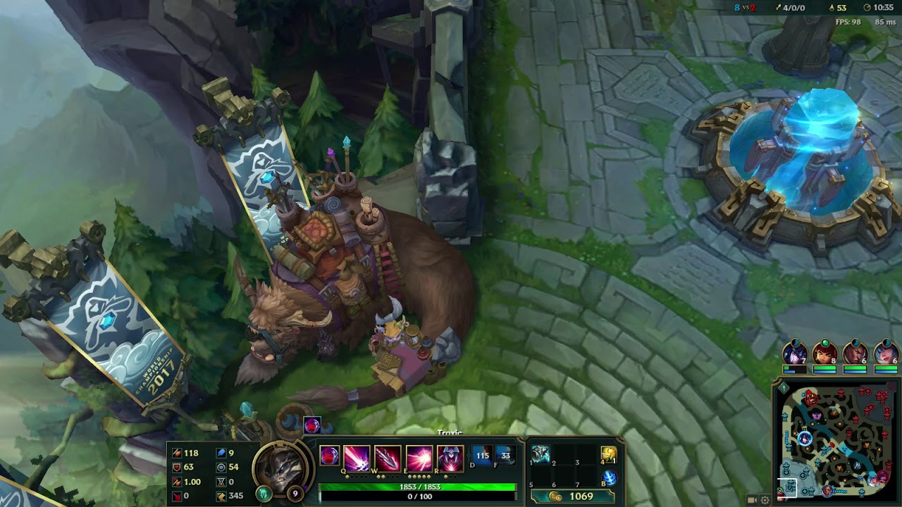 Aatrox vs Jarvan IV...with a Frozen Mallet