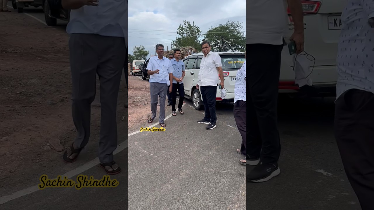 Minister Satish Anna Jarkiholi and kudachi Ex-MLA S B Ghatage Sir 🔥