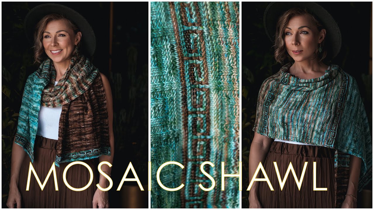 Learn Mosaic Knitting and Let's Knit This Shawl Pattern! Part 1