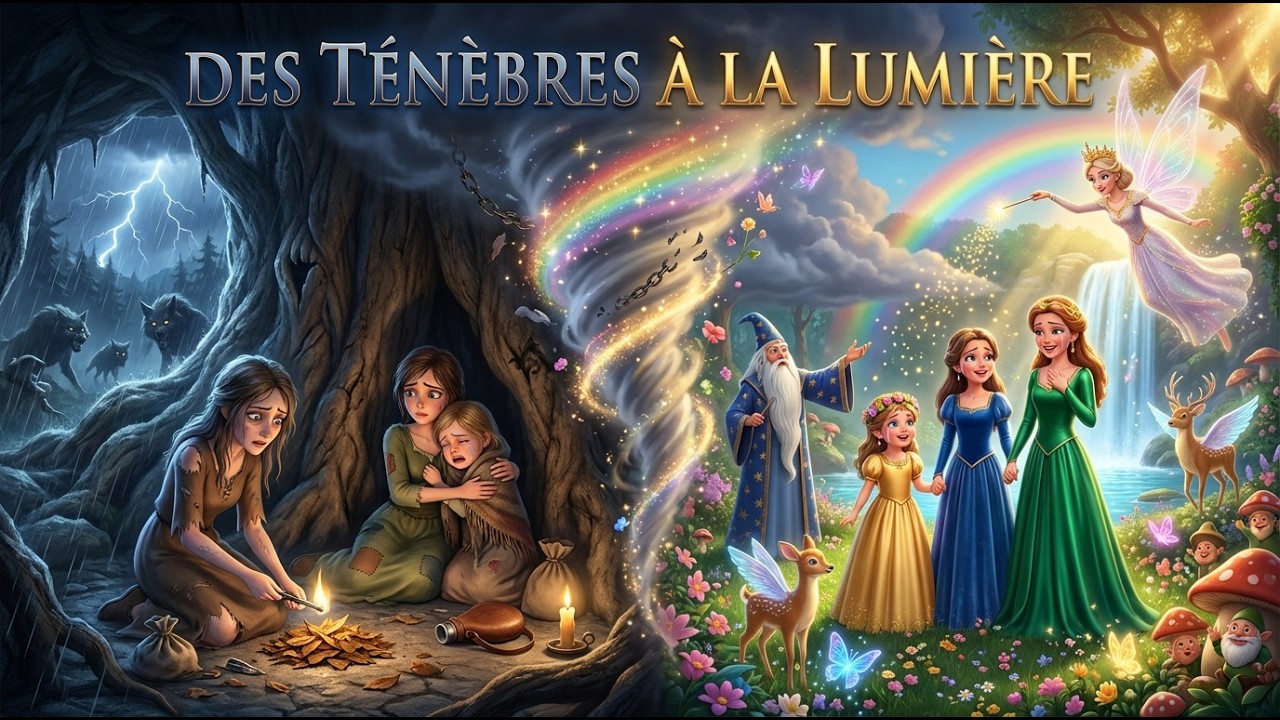 Les Trois Sœurs Perdues – Conte de Fées Animé | Conte de Fées Magique | Histoire pour Dormir