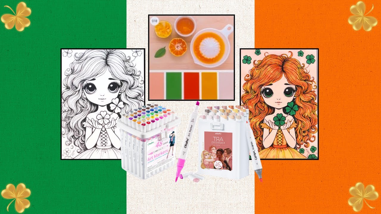 I feel LUCKY to have these OHUHU markers & COLOR CUBE :)