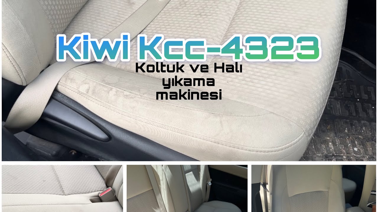 Kiwi Kcc-4323 ile oto koltukları nasıl yıkanır 💯‼️