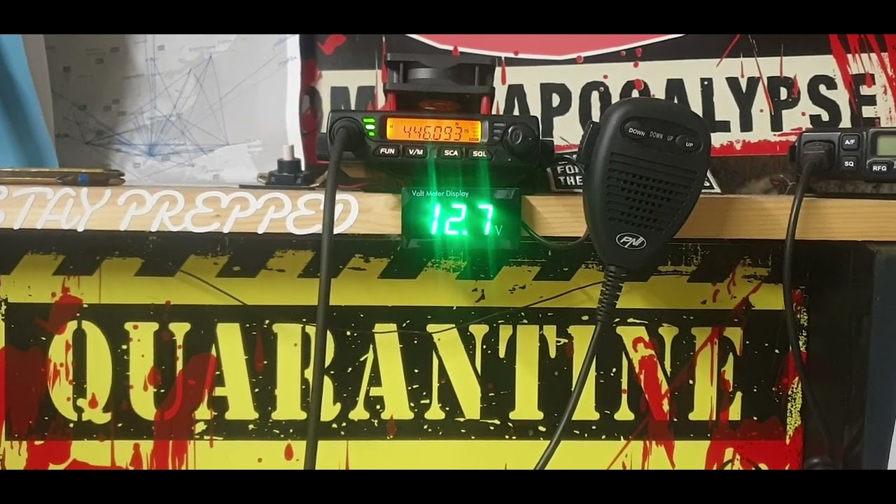 PMR RADIO NETWORK #hamradio #446 #stayprepped (a clip of the network in action)