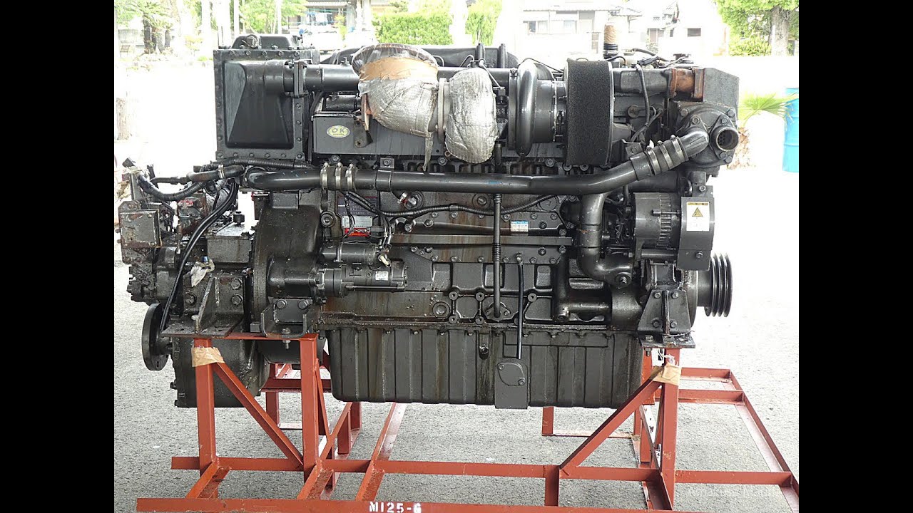 No.1815 コマツ 6M125AP-2 550PS (2.56) Komatsu 【Marine Engine Amakusa Marina マリンエンジン 船舶エンジン あまくさマリーナ】