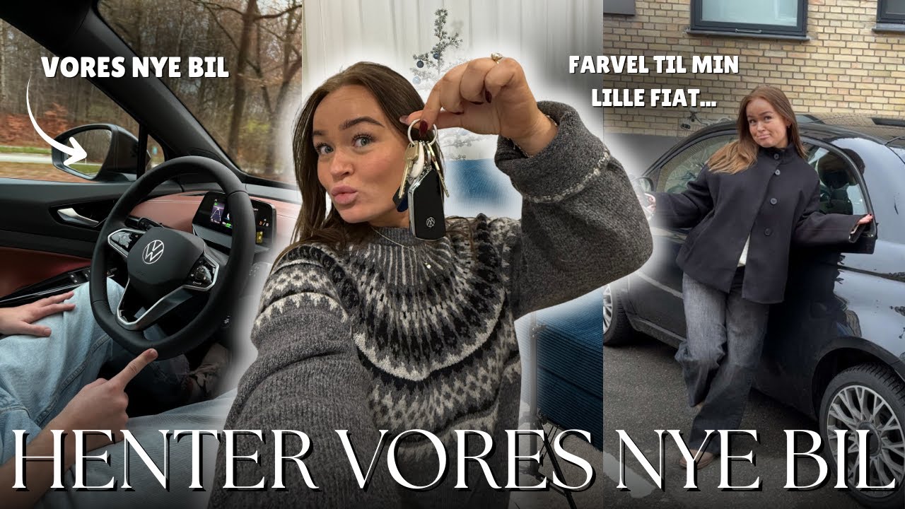 vi køber ny bil, er til psykoterapi & kontoret med Franne