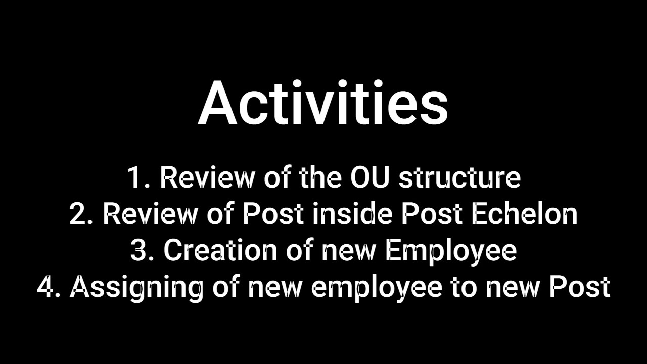 Creation of new Post | Employee | Post Employee Mapping | PIMS | e Office
