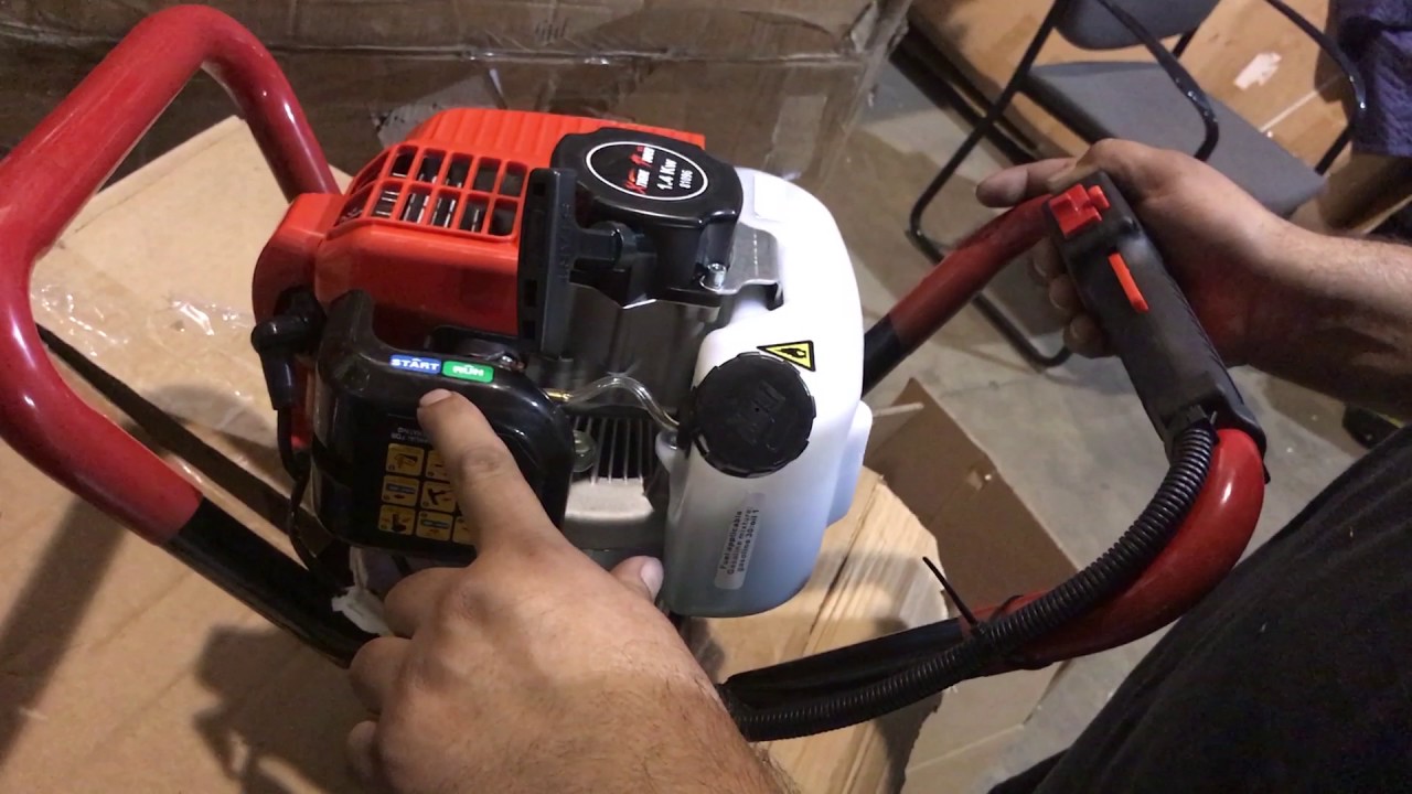 How to start Post Hole Digger XtemePowerUSA