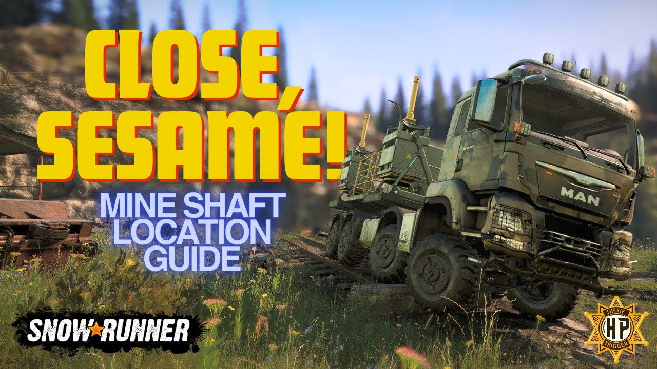 Close, Sesame! - Seismic Geological Survey - Mine Shafts Location Guide - MAN TGS 8x8 | SnowRunner