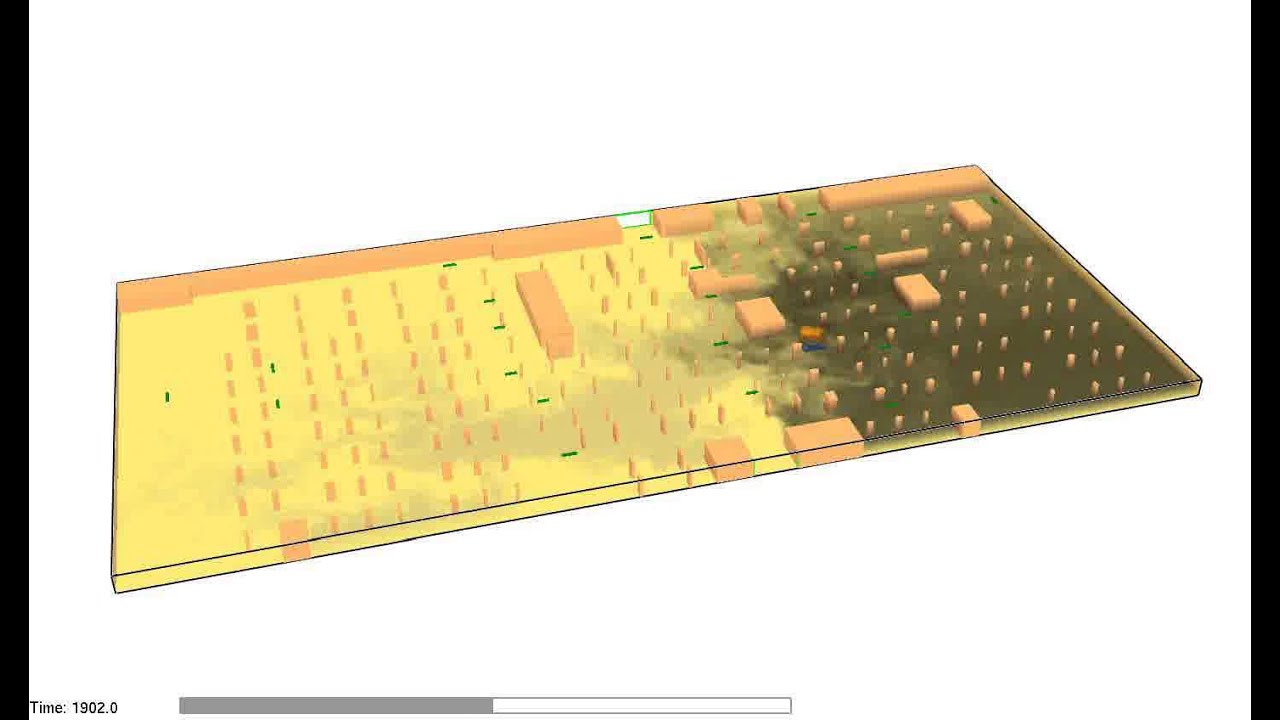 Underground Car Park Basement jet Fan CFD Analysis