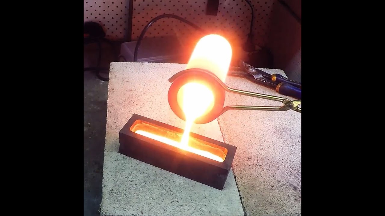 Making a Copper Ingot from Braided Copper Wire